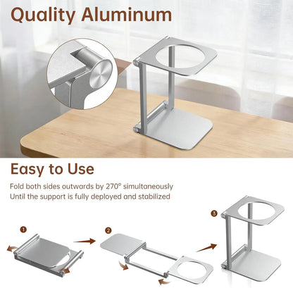 Foldable Coffee Aluminum Alloy Back Pillow for Couples Foam Wireless Electric Portable Espresso Drip Holder Support Backrest